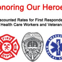Honoring Our Heroes: Discounted Rates for First Responders, Health Care Workers and Veterans